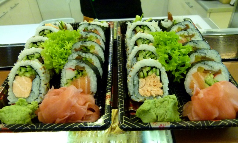 Wasabi sushi to go